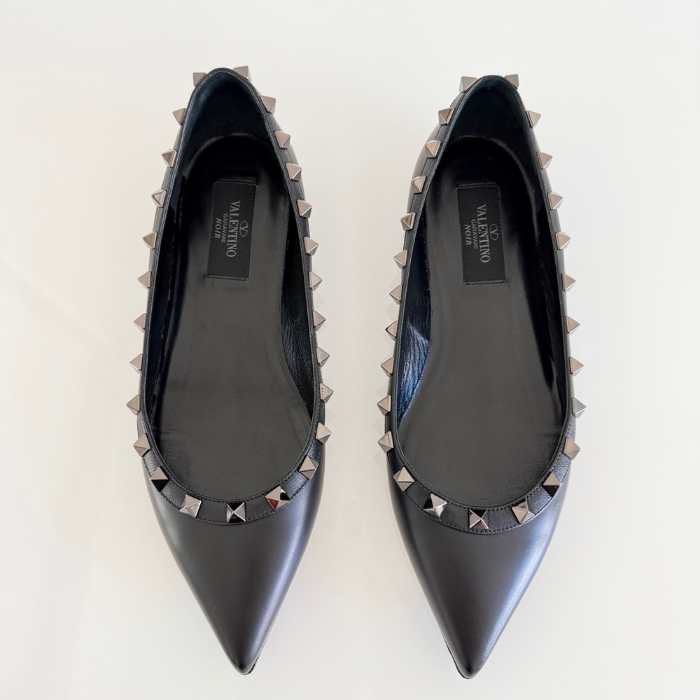 Valentino Garavani Rockstud Ballerina Flats